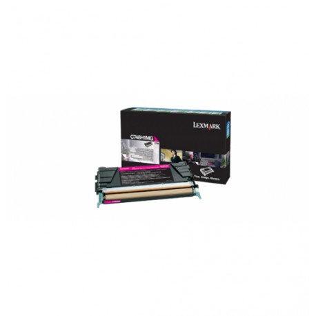 Lexmark C74x Magenta Toner Cartridge High Corpor