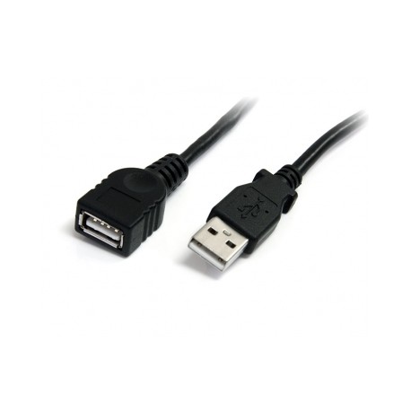 6FT Black USB 2.0 EXTENSION CABLE A TO A - M/F UK - Startech
