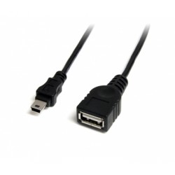 1 ft Mini USB 2.0 Cable - USB A to Mini B F/M - Startech