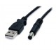 2m USB to Type M Barrel Cable - USB to 5.5mm 5V DV Cable - Startech