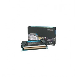 Lexmark C736, X736, X738 tonercartridge Cyan high capacity 10.000 Pages