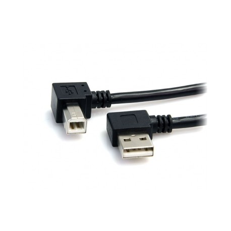 3 FT A RIGHT ANGLE TO B RIGHT ANGLE USB CABLE - M/M UK - Startech