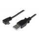 Micro-USB Charge-and-Sync Cable M/M - Right-Angle Micro-USB - 30/24 AWG - 1 m (3 ft.) - Startech