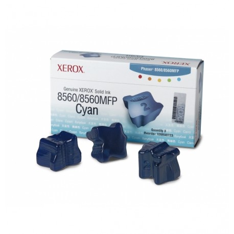 Xerox Phaser 8560, 8560MFP colorstix Cyan standard capacity 3 x 1.000 Pages 3-pack