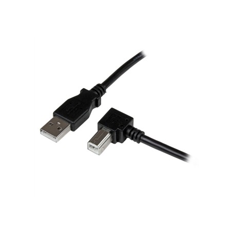 2m USB 2.0 A to Right Angle B Cable M M - Startech