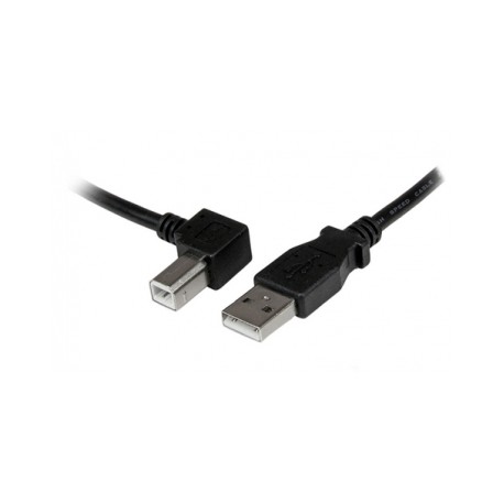 2m USB 2.0 A to Left Angle B Cable - MM - Startech