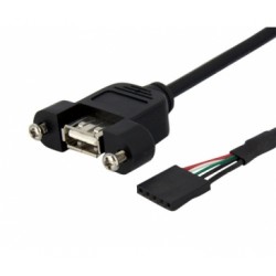 1FT USB 2.0 PANEL MOUNT A TO MOTHERBOARD HEADER CABLE - F/F UK - Startech