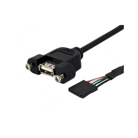 1FT USB 2.0 PANEL MOUNT A TO MOTHERBOARD HEADER CABLE - F/F UK - Startech