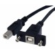 1FT USB 2.0 PANEL MOUNT CABLE B TO B - F/M UK - Startech
