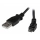 2m Micro USB Cable - A to Up Angle Micro B - Startech