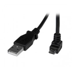 2m Micro USB Cable - A to Down Angle Micro B - Startech