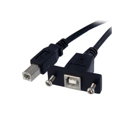 3 ft Panel Mount USB Cable B to B - F/M - Startech