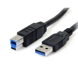 3 ft / 91cmm Black SuperSpeed USB 3.0 Cable A to B - USB 3 A (m) to USB 3 B (m) - Startech