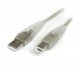 Transparent USB 2.0 cable - 4 pin USB Type A (M) - 4 pin USB Type B (M) - ( USB / Hi-Speed USB ) - 15 ft - Startech