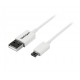 1m White Micro USB Cable - A to Micro B - Startech