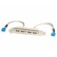 4 Port USB A Female Slot Plate Adapter - Startech