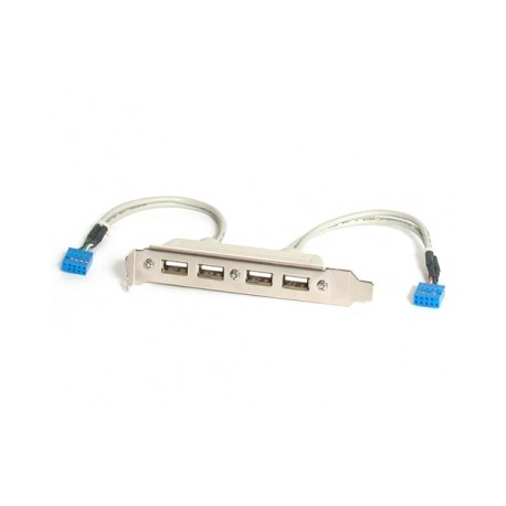 4 Port USB A Female Slot Plate Adapter - Startech