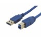6 ft / 2m SuperSpeed USB 3.0 Cable A to B - 1 - USB 3.0 A (Male) to 1 - USB 3.0 B (Male) - Startech