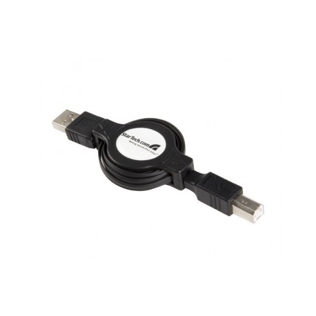 4 ft Retractable USB 2.0 Cable A to B - M/M - Startech