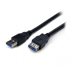 1m Black SuperSpeed USB 3.0 Extension Cable A to A - M/F - Startech