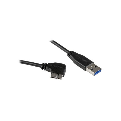 Slim Micro USB 3.0 Cable - M/M - Right-Angle Micro-USB - 0.5m (20in) - Startech