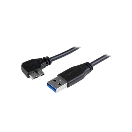 Slim Micro USB 3.0 Cable - M/M - Left-Angle Micro-USB - 0.5m (20in) - Startech