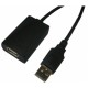 USB 2.0 REPEATER CABLE 5M - Black - Logilink