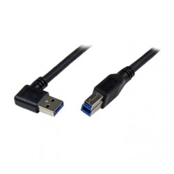 3m Black SuperSpeed USB 3.0 Cable - Right Angle A to B - M/M - Startech