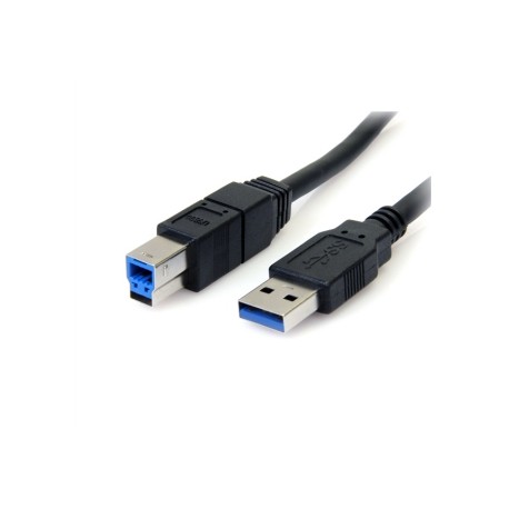 3m Black SuperSpeed USB 3.0 Cable A to B - M/M - USB 3.0 A to B Cable - 1x USB 3.0 A (M) 1x USB 3.0 B (M