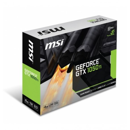 Msi GTX1050 TI 4GT LP 4096MB,PCI-E,DVI,HDMI,DP,LP