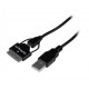0.65m 2 ft Galaxy Tab Dock Connector or Micro USB to USB Combo Cable - Startech