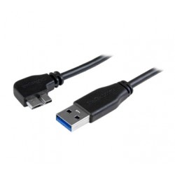 Slim Micro USB 3.0 Cable - Left-Angle Micro-USB - 2m (6ft) - Startech