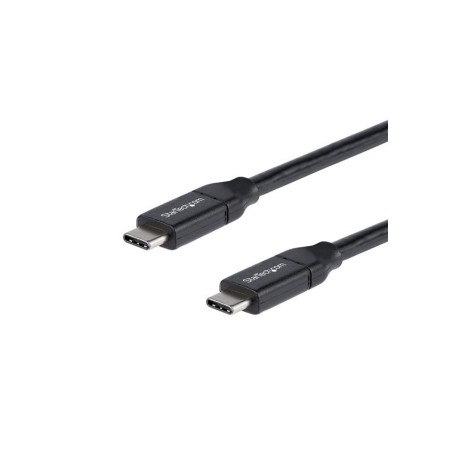 USB C to USB C Cable - 1.5 ft / 0.5m - 5A PD - White - USB 2.0 - USB-IF Certified - USB Type C Cable - USB C Charging Cable