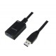 USB 3.0 REPEATER CABLE 3M - Black - Logilink