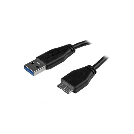 3m (10ft) Slim SuperSpeed USB 3.0 A to Micro B CableMMThin USB 3.0 Micro B Cable1x USB 3 A (M) 1x USB 3 Micro B (M) - Startech