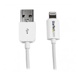 15cm 6in Short White 8-pin Lightning Connector to USB Cable for iPhone iPod iPad - Startech