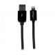 15cm 6in Short Black 8-pin Lightning Connector to USB Cable for iPhone iPod iPad - Startech