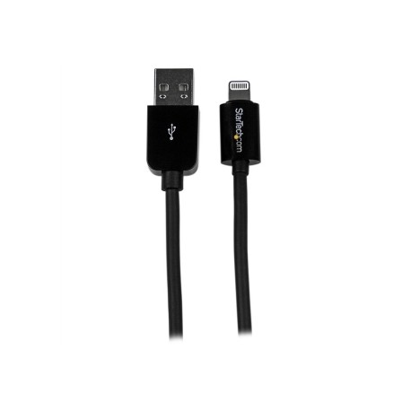 15cm 6in Short Black 8-pin Lightning Connector to USB Cable for iPhone iPod iPad - Startech