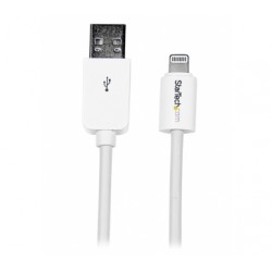 0.3m 11in Short White 8-pin Lightning Connector to USB Cable for iPhone iPod iPad - Startech