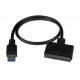 USB 3.1 Gen 2 (10Gbps) Adapter Cable for 2.5in SATA SSD/HDD Drives - Supports SATA