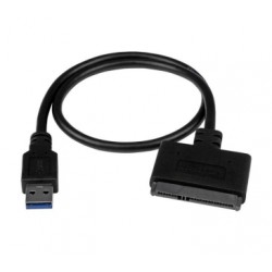 USB 3.1 Gen 2 (10Gbps) Adapter Cable for 2.5in SATA SSD/HDD Drives - Supports SATA