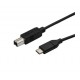 3m 10ft USB C to USB B Printer Cable - M/M - USB 2.0 - Startech