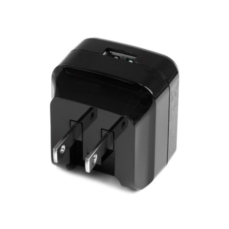 USB wall charger with Quick Charge 2.0 - Black - Travel Charger