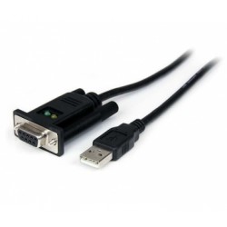 1 Port USB to Null Modem RS232 DB9 Serial DCE Adapter Cable with FTDI - Startech