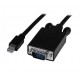 3 ft Mini DisplayPort to VGA Adapter Converter Cable mDP to VGA 1920x1200 Black - Startech