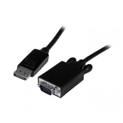 3 ft DisplayPort to VGA Adapter Converter Cable DP to VGA 1920x1200 Black - Startech
