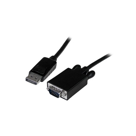 3 ft DisplayPort to VGA Adapter Converter Cable DP to VGA 1920x1200 Black - Startech