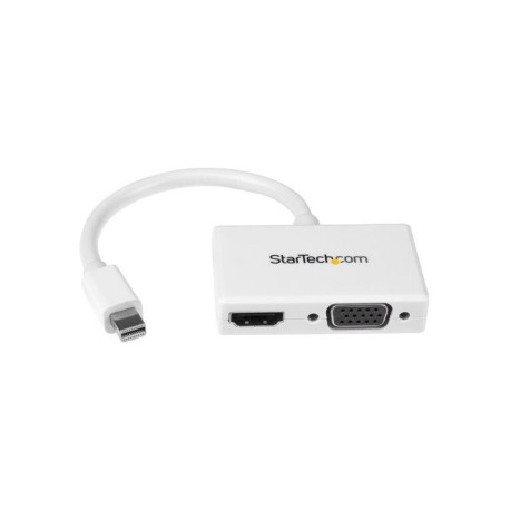 Travel A/V adapter - 2-in-1 Mini DisplayPort to HDMI or VGA converter - mDP to HDMI