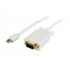 6 ft Mini DisplayPort to VGA Adapter Converter Cable mDP to VGA 1920x1200 White - Startech