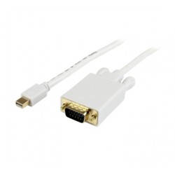 6 ft Mini DisplayPort to VGA Adapter Converter Cable mDP to VGA 1920x1200 White - Startech